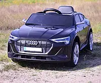 Детский электромобиль Audi E-Tron Sportback (краска, черный цвет) 12V7AH