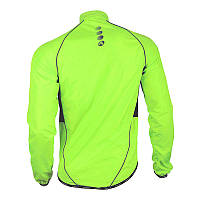 Тор! Ветровка велосипедная Nuckily MJ004 Fluorescent Green S