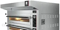 Pizza Group Piec Do Pizzy | Elektryczny Dwukomorowy Pełny Szamot 12X34 Cm 18 Kw 1480X1010X720mm Pyralis M12L