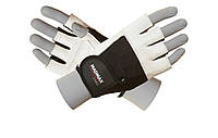 Спортивные перчатки для фитнеса MadMax MFG-444 Fitness White L PRO_350