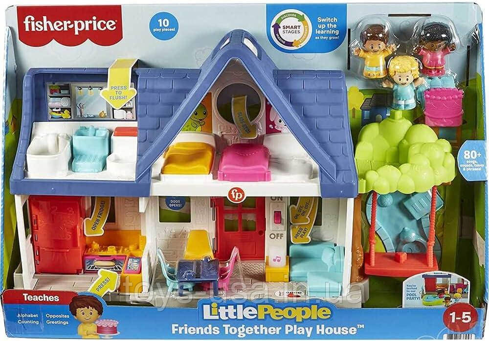 Веселий Будинок маленького дослідника Fisher-Price Little People Friends Together Play House
