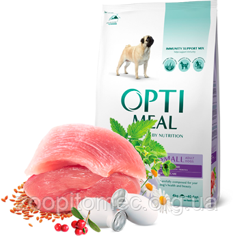 Optimeal (Оптимил) Корм для собак дрібних порід з качкою, 4 кг