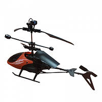Тор! Вертолет на радиоуправлении 8899-1, аккумулятор, гироскоп, подсветка Чёрный с красным