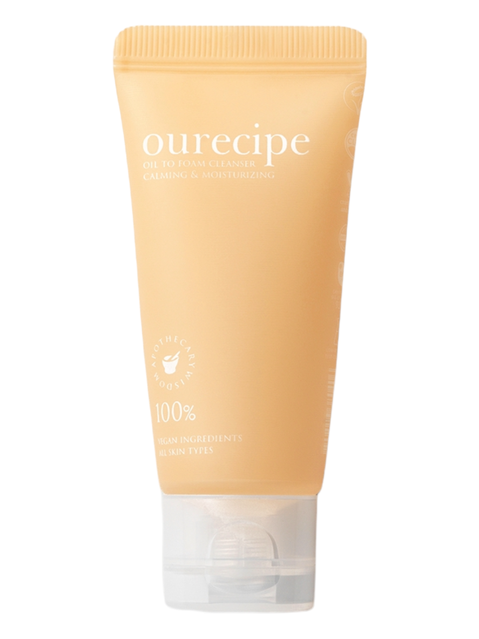 Очищувальний засіб для обличчя 2 в 1 (мініатюра) PESTLO Ourecipe Oil To Foam Cleanser 30 ml