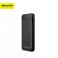 Внешний аккумулятор Power bank AWEI P37K 10000 Mah батарея зарядка Чёрный PRO_340