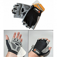 Новинка! Велосипедные перчатки беспалые Baisk BSK-606 Riding Glove black-gray Размер L