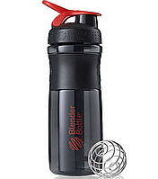 Шейкер спортивный (бутылка) BlenderBottle SportMixer Flip 28oz/820ml Black/Red D_740