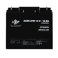 Автомобільний акумулятор LogicPower AGM LPM 12V  -  18 Ah для Mercedes (10753)
