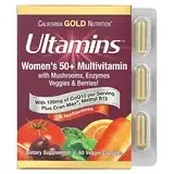 California Gold Nutrition, Ultamins, мультивитамины для женщин старше 50 лет, с коэнзимом Q10, в Украине