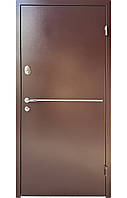 Металлические двери " Блейд RAL 8017 " Двери коричневые/ порошковая покраска/ утепленные двери со склада