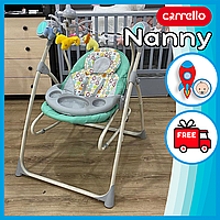 Колыбель-качели электронные Carrello Nanny 3в1 (CRL-0005) с мелодиями и таймером D_115