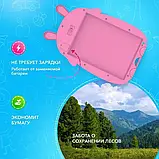 Дитячий стіл для малювання з підсвічуванням та проекцією малюнків Жовтий SV227, фото 4