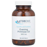 Metabolic Maintenance, масло первоцвета вечернего, 500 мг, 180 мягких таблеток в Украине