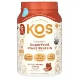 KOS, органический суперфуд, порошок из растительного протеина, соленый карамельный кофе, 1036 г (2,3 фунта)