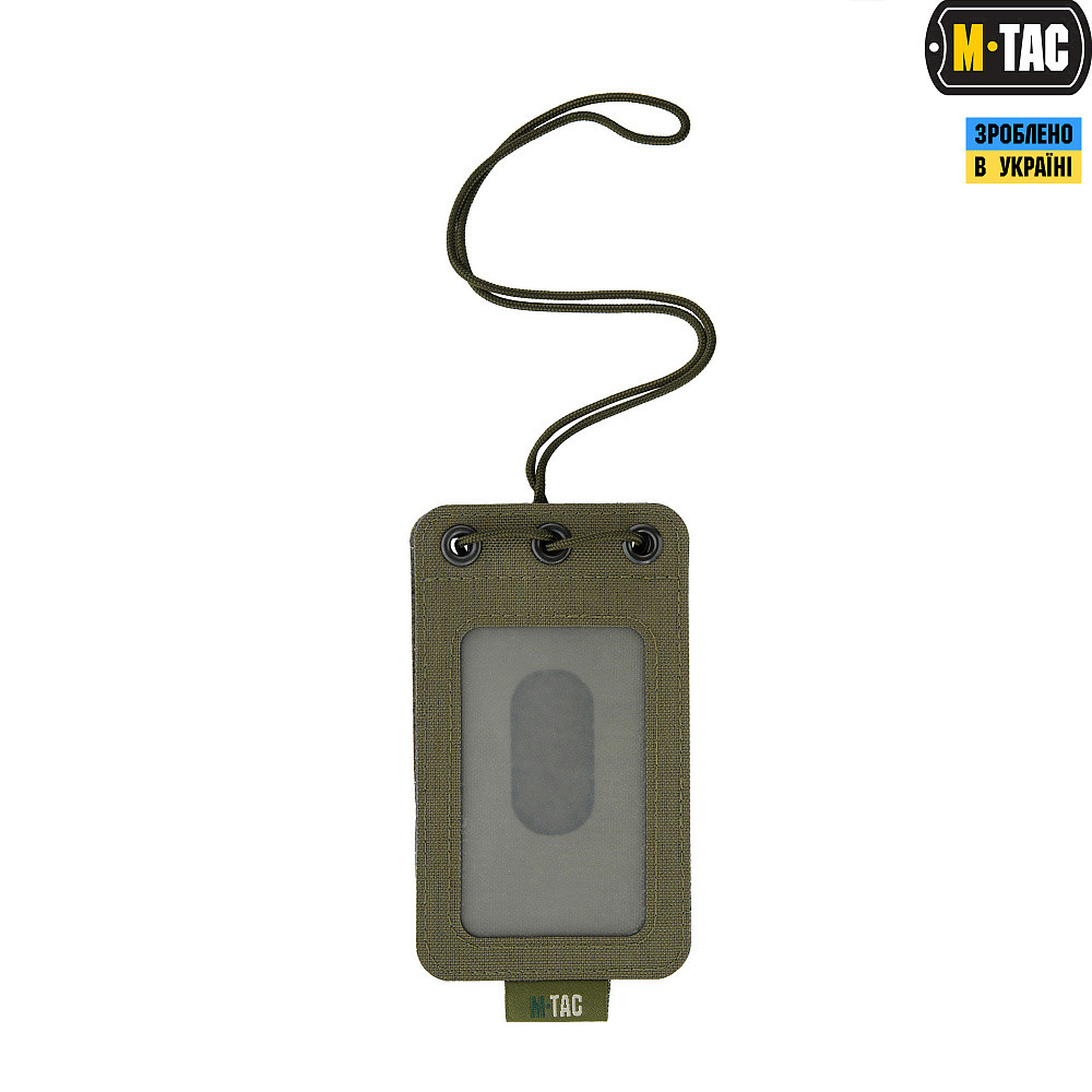 M-Tac бейдж с прозрачной панелью Ranger Green - фото 1 - id-p2137998078