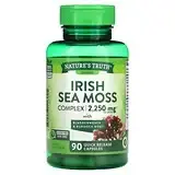 Nature's Truth, Комплекс ирландского морского мха с лазурием и корнем лопуха, 750 мг, 90 капсул быстрого в в