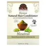 Okay Pure Naturals, Хна, натуральный кондиционер для волос, нейтральный, 56,7 г (2 унции) в Украине