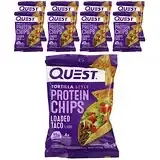 Quest Nutrition, Протеиновые чипсы по типу тортильи, загруженный тако, 8 пакетиков по 32 г (1,1 унции) Киев