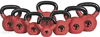 Гантелі (гирі) Gorilla Sports Zestaw Kettlebelli Z Gumową Powłoką 4 32Kg