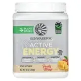 Sunwarrior, Sport, предтренировочная добавка для активного уровня энергии, персик и манго, 285 г (10 унций) в