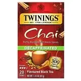 Twinings, Chai, без кофеина, 20 чайных пакетиков в индивидуальной упаковке, 40 г (1,41 унции) в Украине