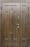 Двери входные 1200*2050 в частный дом с влагостойким МДФ/ полуторная дверь " Арка улица"