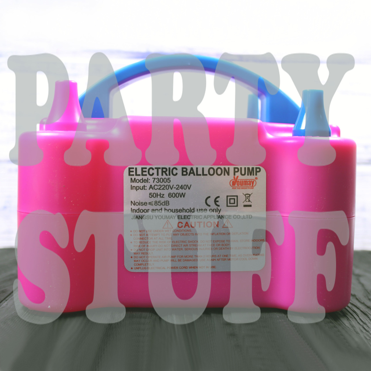 Электрический компрессор для шаров Youmay-73005, розовый - фото 3 - id-p392690809