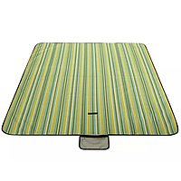 Складаний водонепроникний килимок для пікніка AND 135 147x200 см Зелений Покривало для відпочинку на природу