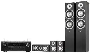 Домашній кінотеатр Denon AVC-S660H, Wilson Estrada 5.0 Ash Grey szary