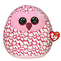 Мягкая игрушка TY SQUISH-A-BOOS 39300 Розовая сова PINKY 20 см (008421393008) XE, код: 8250932