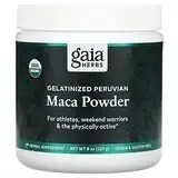 Gaia Herbs, Желатинизированный порошок из перуанской маки, 227 г (8 унций) в Украине