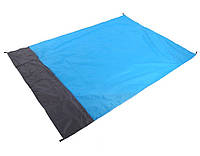Складаний водонепроникний пляжний килимок AND138 210x200 см Синій Покривало для відпочинку на природу