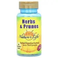 Nature's Life, Herbs&Prunes, 100 вегетаріанських таблеток в Україні