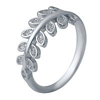 Серебряное кольцо SilverBreeze с фианитами 2036609 18 размер XE, код: 1638206