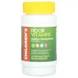 Noor Vitamins, мультивитамины с железом для детей, 60 жевательных таблеток в Украине