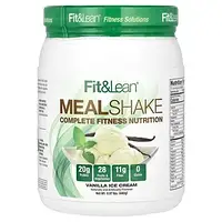 Fit & Lean, Fat Burning Meal Replacement, Vanilla Ice Cream, 0.97 lb (440 g) в Украине