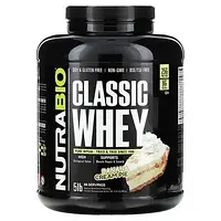 NutraBio, Classic Whey, сывороточный протеин, банановый пирог с кремом, 2268 г (5 фунтов) в Украине