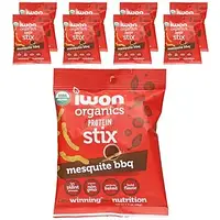 IWON Organics, Organics Protein Stix, барбекю из мескита, 8 пакетиков по 42 г (1,5 унции) в Украине