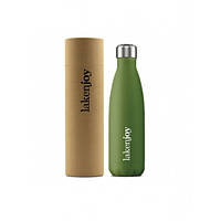 Термобутылка LAKEN Lakenjoy Thermo Bottle 0,5 L Khaki (1004-J50VO) XE, код: 7684343