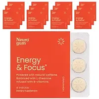 NeuroGum, Energy & Focus, корица, 12 пакетиков по 9 шт. в Украине