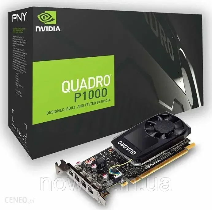 Відеокарти PNY Quadro P1000 4GB GDDR5 (VCQP1000DVIV2-PB)