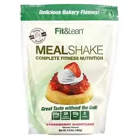 Fit & Lean, Meal Shake, Complete Fitness Nutrition, клубничное песочное печенье, 365 г (0,8 фунта) в Украине