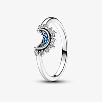 Серебряное кольцо Pandora Луна и звезды 54 XE, код: 8297776