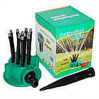 Розпилювач для поливання газона 12в1 Fresh Garden Зрошувач городу, Газонні розпилювачі Спрінклери автополиву, фото 7