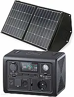 Сонячна електростанція BLUETTI EB3A (600W/268Wh) + WATTSTUNDE WS90SF+ 90W Panel fotowoltaiczny Zestaw