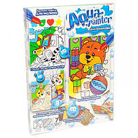 Детский набор для творчестваAqua Painter Danko Toys AQP-01 укр водная раскраска Медвеженок с XE, код: 8241836