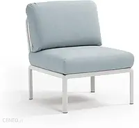 Nardi Sofa Ogrodowa Element Środkowy Komodo Bianco Acrilico Ghiaccio Sunbrella 88x72x78 (4037300138)