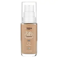 L'Oréal, True Match, Super-Blendable Foundation, C3 Light Medium, 1 fl oz (30 ml) в Украине