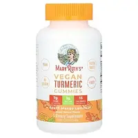 MaryRuth's, веганские жевательные таблетки с куркумой, персик, манго и лимон, 120 жевательных таблеток в
