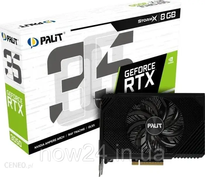 Відеокарти Palit GeForce RTX 3050 StormX 8 GB GDDR6 (NE63050018P11070F)
